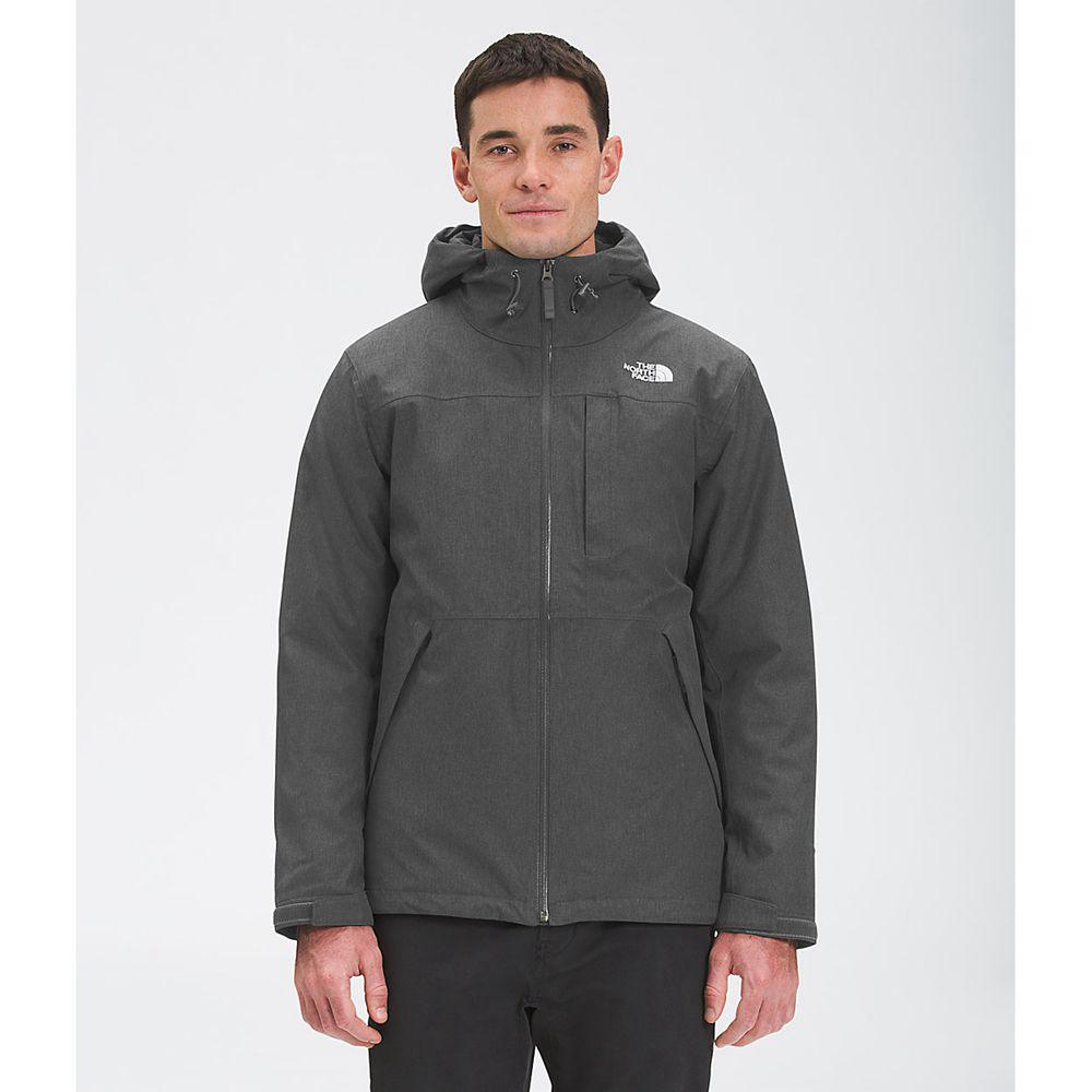 The North Face Tour Triclimate Ανδρικα Triclimate Μπουφάν 3 Σε 1 - Βαθυ Γκρι (EVHA37946)